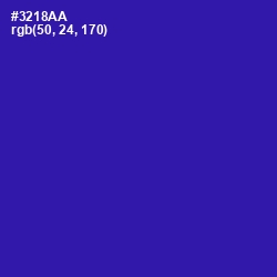 #3218AA - Blue Gem Color Image