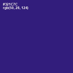 #321C7C - Persian Indigo Color Image