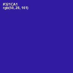 #321CA1 - Blue Gem Color Image