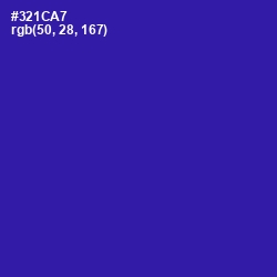 #321CA7 - Blue Gem Color Image