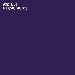 #321E51 - Grape Color Image
