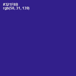 #321F8B - Blue Gem Color Image