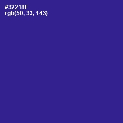 #32218F - Jacksons Purple Color Image