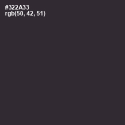 #322A33 - Blackcurrant Color Image