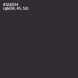 #322D34 - Blackcurrant Color Image