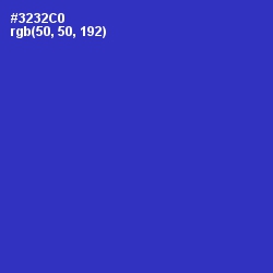 #3232C0 - Dark Blue Color Image