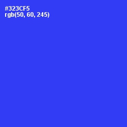 #323CF5 - Blue Color Image