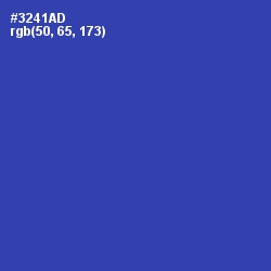 #3241AD - Cerulean Blue Color Image