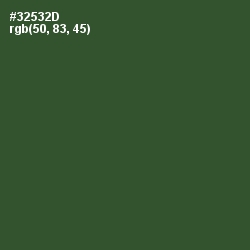 #32532D - Lunar Green Color Image