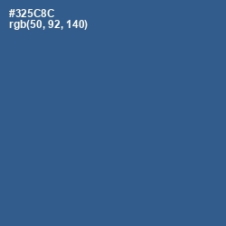 #325C8C - Chambray Color Image