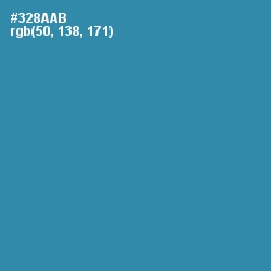 #328AAB - Boston Blue Color Image
