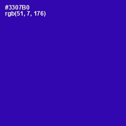 #3307B0 - Blue Gem Color Image