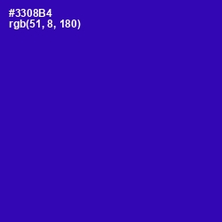 #3308B4 - Blue Gem Color Image