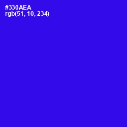 #330AEA - Blue Color Image