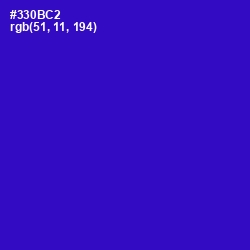 #330BC2 - Dark Blue Color Image