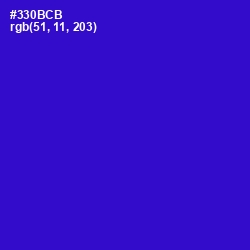 #330BCB - Dark Blue Color Image