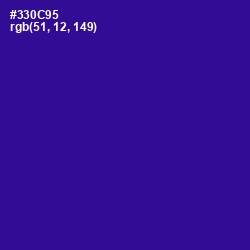 #330C95 - Blue Gem Color Image