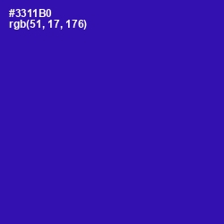 #3311B0 - Blue Gem Color Image