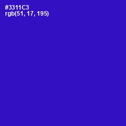 #3311C3 - Dark Blue Color Image