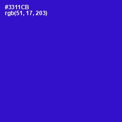 #3311CB - Dark Blue Color Image