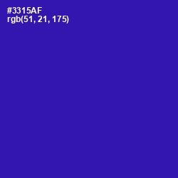 #3315AF - Blue Gem Color Image