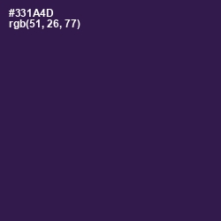 #331A4D - Grape Color Image