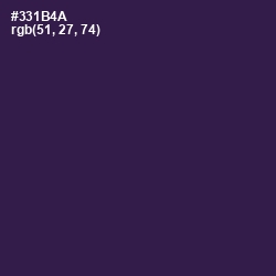 #331B4A - Grape Color Image