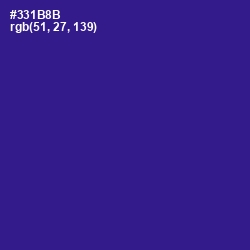 #331B8B - Blue Gem Color Image