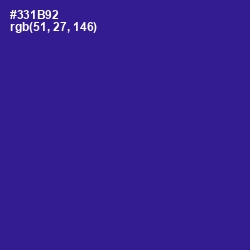 #331B92 - Blue Gem Color Image