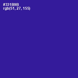 #331B9B - Blue Gem Color Image