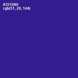 #331D90 - Blue Gem Color Image