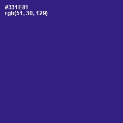 #331E81 - Blue Gem Color Image