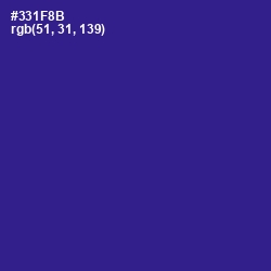 #331F8B - Blue Gem Color Image