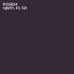 #332B34 - Blackcurrant Color Image