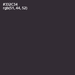 #332C34 - Blackcurrant Color Image