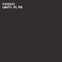 #332D32 - Blackcurrant Color Image