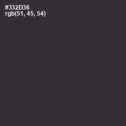 #332D36 - Blackcurrant Color Image