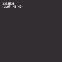 #332E31 - Blackcurrant Color Image