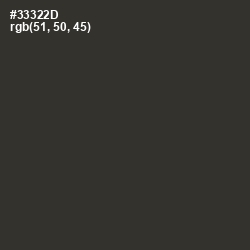 #33322D - Birch Color Image