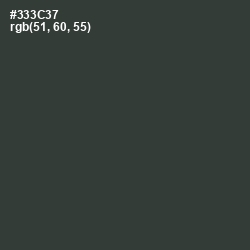 #333C37 - Tuatara Color Image