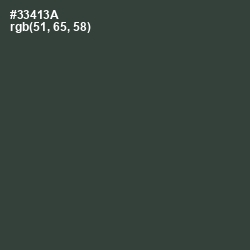 #33413A - Lunar Green Color Image