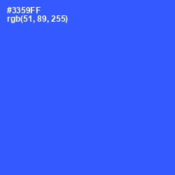 #3359FF - Blue Ribbon Color Image