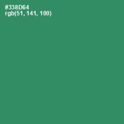 #338D64 - Sea Green Color Image