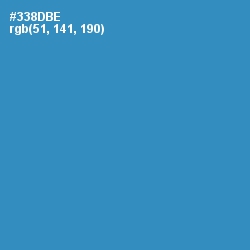 #338DBE - Boston Blue Color Image