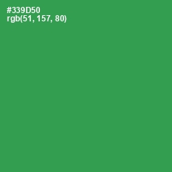 #339D50 - Sea Green Color Image