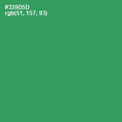 #339D5D - Sea Green Color Image