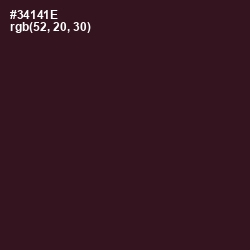 #34141E - Tamarind Color Image