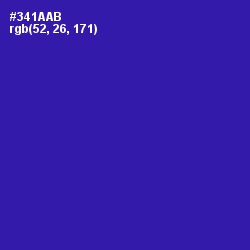 #341AAB - Blue Gem Color Image
