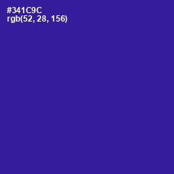 #341C9C - Blue Gem Color Image