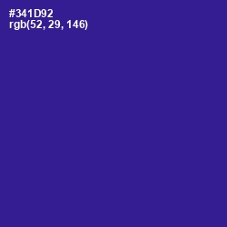 #341D92 - Blue Gem Color Image